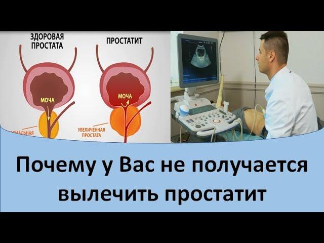 Простатит лечение. Почему у Вас не получается вылечить простатит.