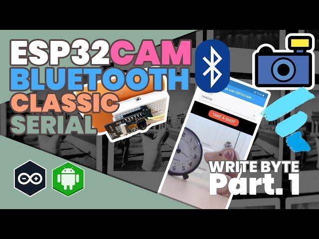 ESP32CAM | BLUETOOTH CLASSIC | FLUTTER - TWO-WAY Serial BT Communication (ft. uint8_t* buffer)️