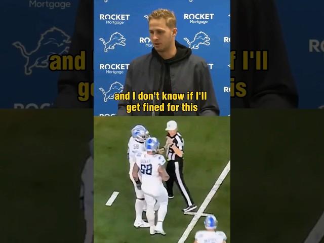 Jared Goff explains the illegal touching penalty on Lions 2-pt conversion