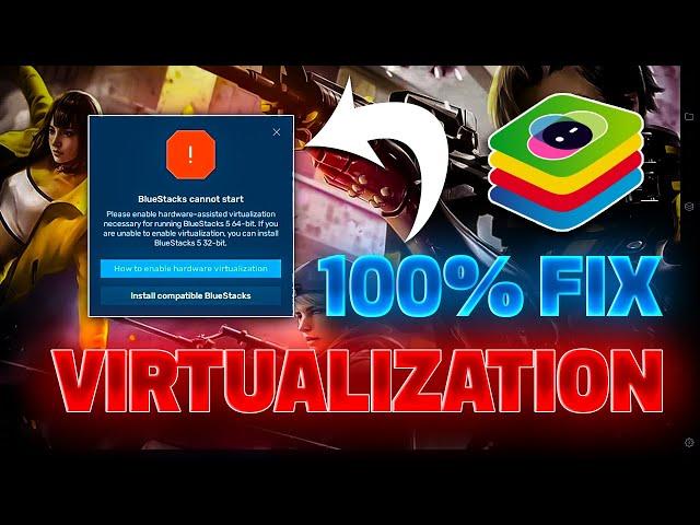 Bluestacks cannot start 1000% fix ️️ Enable Virtualization on Windows 10