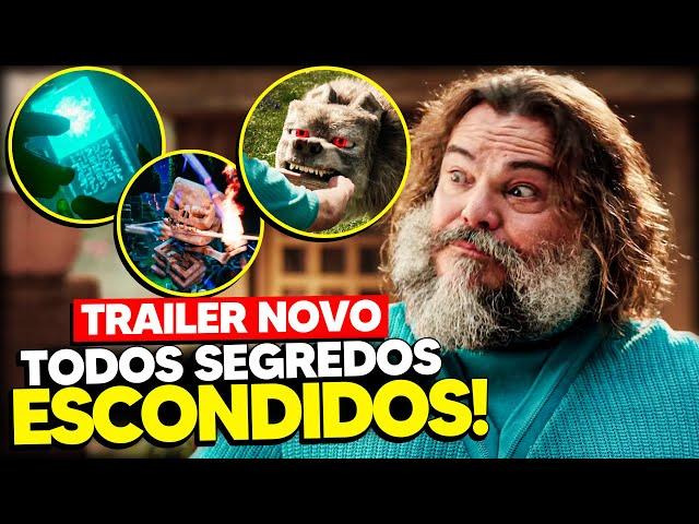 TODOS os DETALHES e REFERÊNCIAS do TRAILER de UM FILME MINECRAFT!