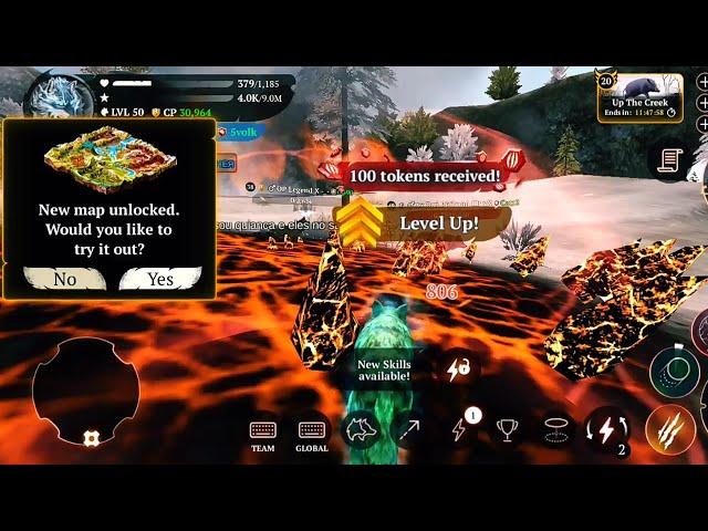 The wolf- Meet with a Hacker & || Level up to 50 ⬆️ in 35-49 Room pvp..||