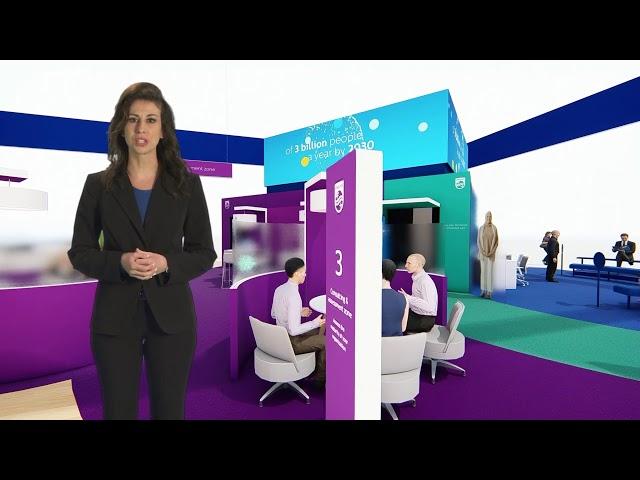 Online Booth Fly Through | Philips HIMSS 2020