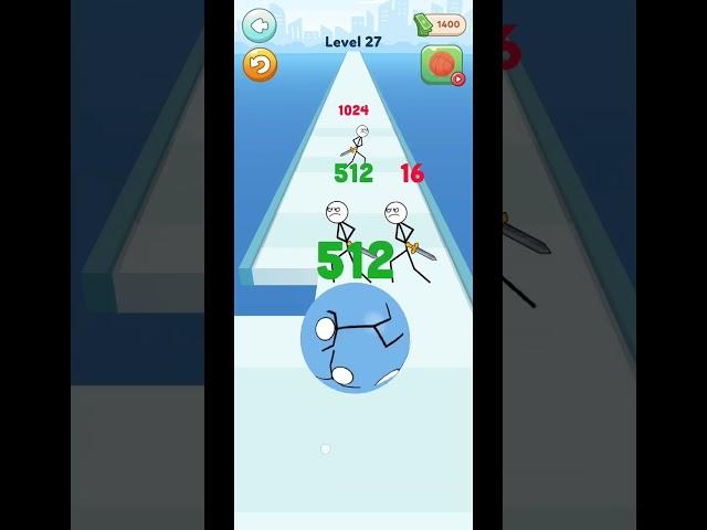 Stickman Roll Level 21 to 30 Gameplay Android/iOS