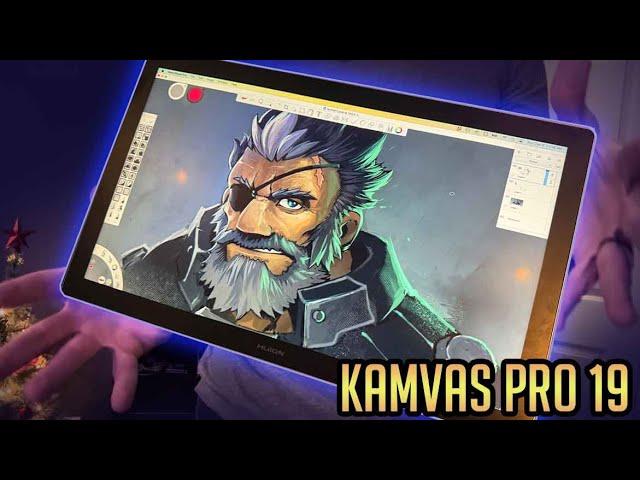 The HUION KAMVAS PRO 19 is...  VERY IMPRESSIVE!