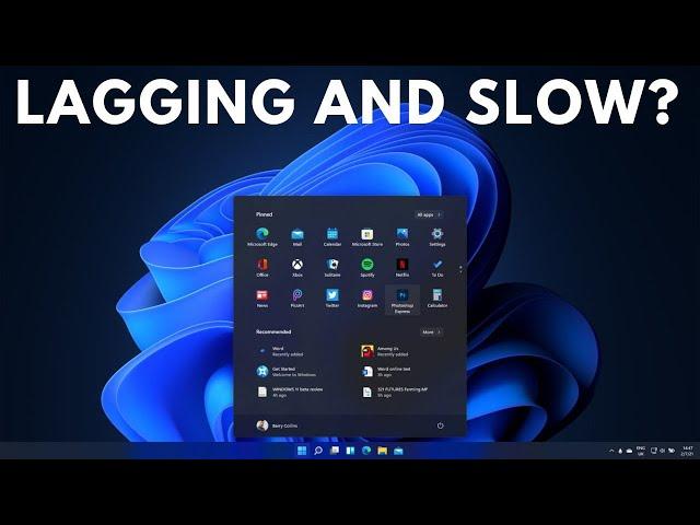 How To Fix Windows 11 Lagging and Slow Problem - 2025