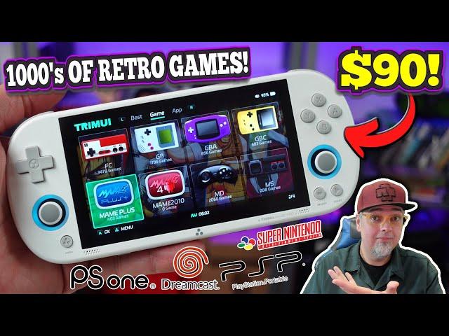 CHEAP Handheld With 1000's Of RETRO Games! The Trimui Smart Pro!