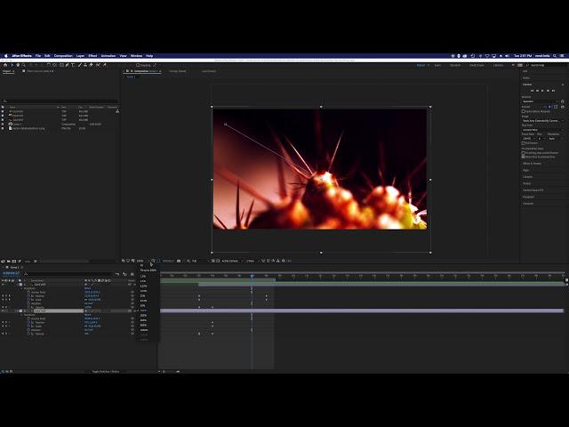 The Ken Burns Effect using Adobe After Effects