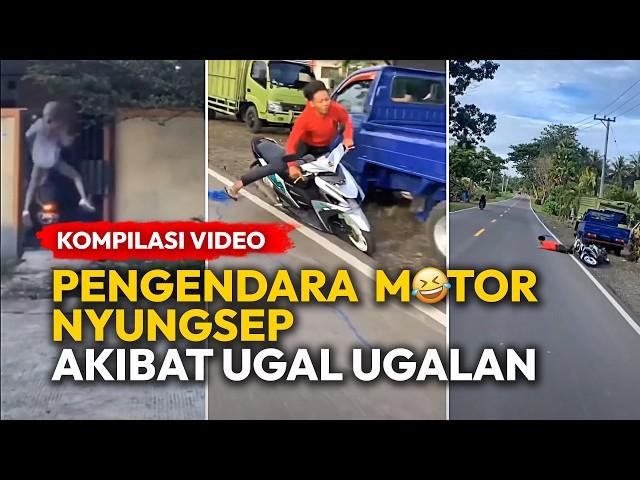 KOK GINI AMAT KOMPILASI PENGENDARA MOTOR UGAL UGALAN | Rekaman CCTV