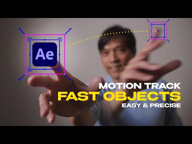 How to Motion Track FAST Moving Objects PRECISELY | Easy After Effects Tutorial