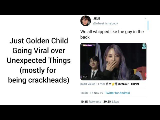 Just Golden Child Going Viral over Unexpected Things (mostly for being crackheads)