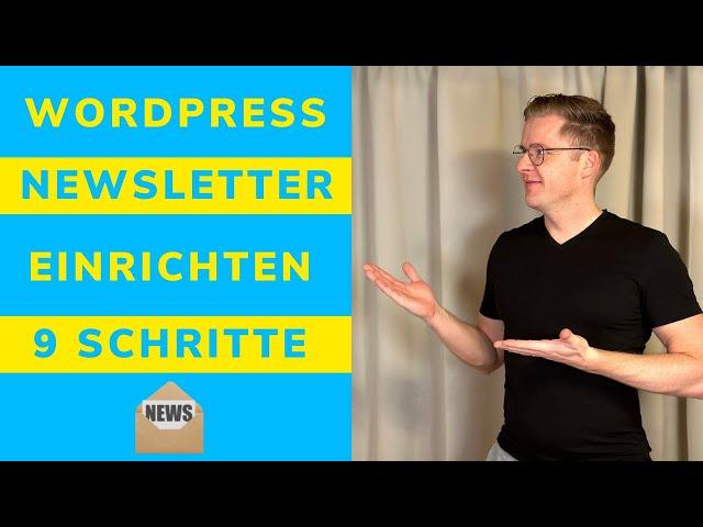 WordPress Newsletter Einrichten in 9 einfachen Schritten | Komplette Anleitung