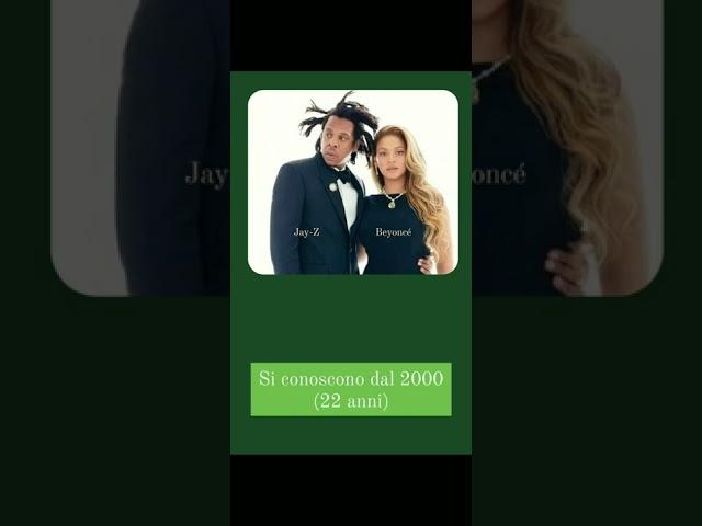 coppia longeva famosa che si conoscono e stanno insieme da molti anni. Jay-Z e Beyoncé