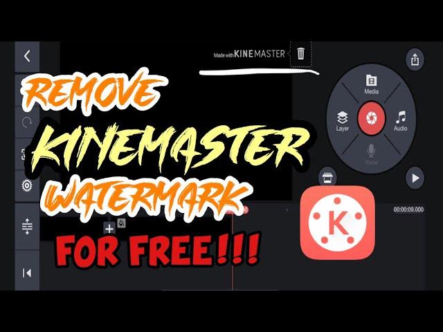 How to remove watermark in Kinemaster for FREE!! | LEGALLY