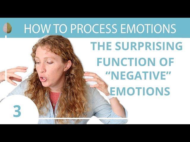 The Surprising Function of "Negative" Emotions:  How to Process Your Emotions 3/30