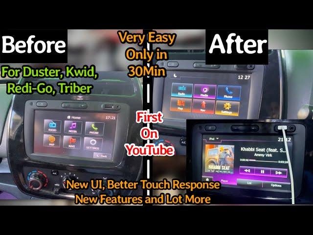 Kwid 2015 medianav update to Kwid 2019 Medianav (4.0.7to7.0.5) | New Ui, Better Touch, new features