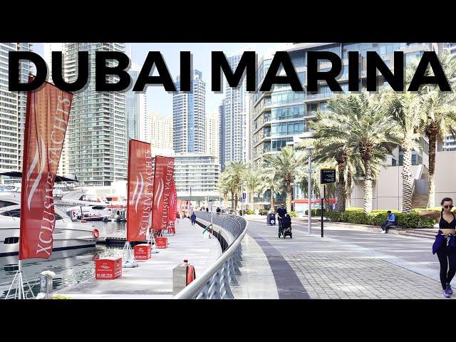 [4K] Dubai Marina Walking Tour | 2023