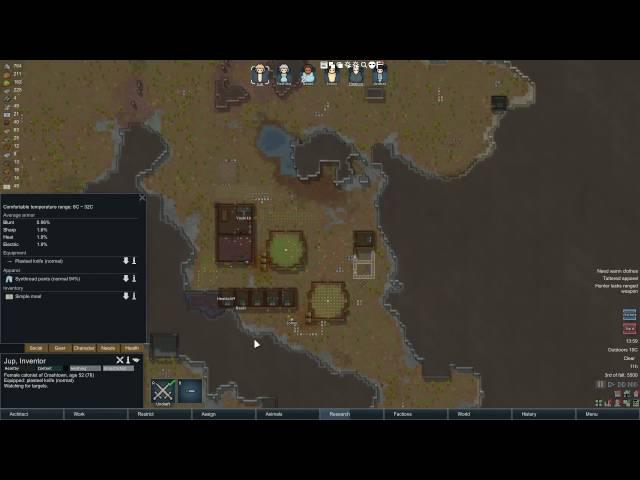 RimWorld Alpha 15 Tutorial and Drugs Part 4 Raider With Go-juice