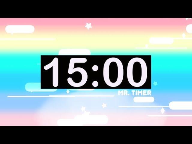 15 Minute Countdown Timer with Music for Kids!