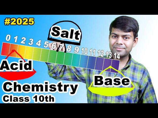 Acid Base and Salts Class 10 | ONE SHOT | Chemistry Board Exams 2024