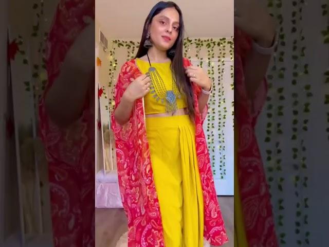 Affordable Festive Outfit from Amazon | #shorts #ytshorts #amazonfinds #theshikhadose