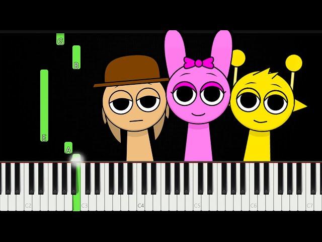 Incredibox Sprunki Sounds  Piano Tutorial