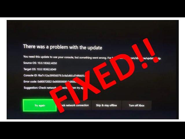 How I fixed my Xbox error 0x80072efe after update ON A COLLEGE WIFI