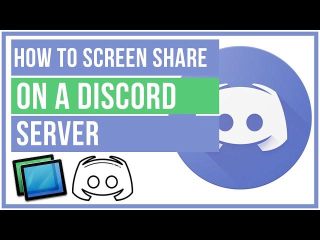 How To Screen Share On A Discord Server - Full Tutorial