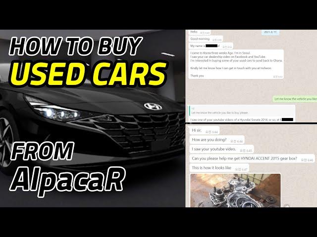 How To Buy Korean Used Cars From AlpacaR?