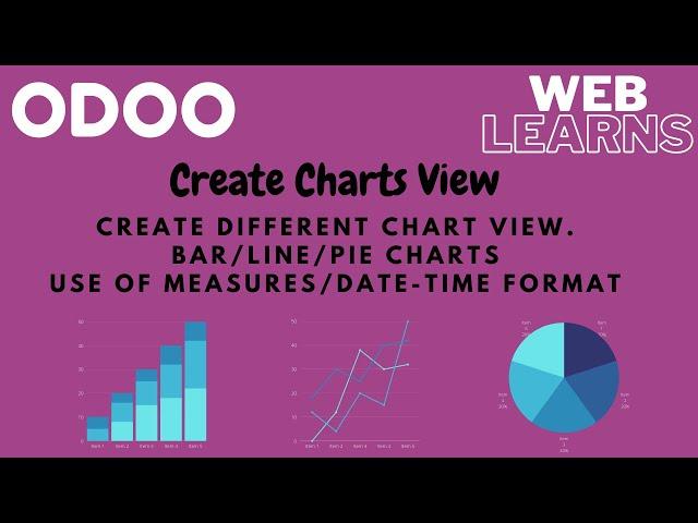 How to create graph view in Odoo | Bar Chart | Line Chart | Pie Chart | Odoo View Tutorial