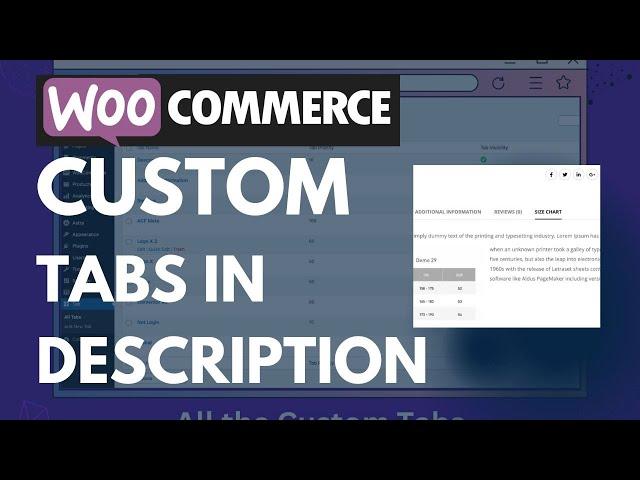 How To Add Custom Tabs For WooCommerce Products