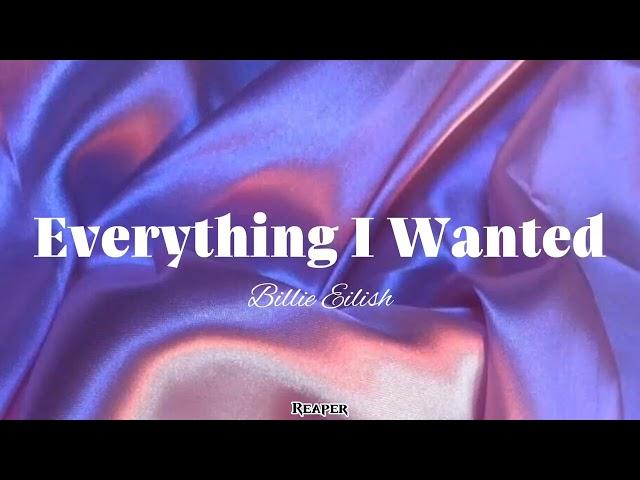 Everything I Wanted - Billie Eilish | Lyrics | 1 Hour Loop