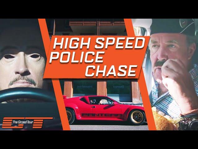 Jeremy Clarkson's Hilariously Epic Citroen C3 Une French Police Chase Scene | The Grand Tour