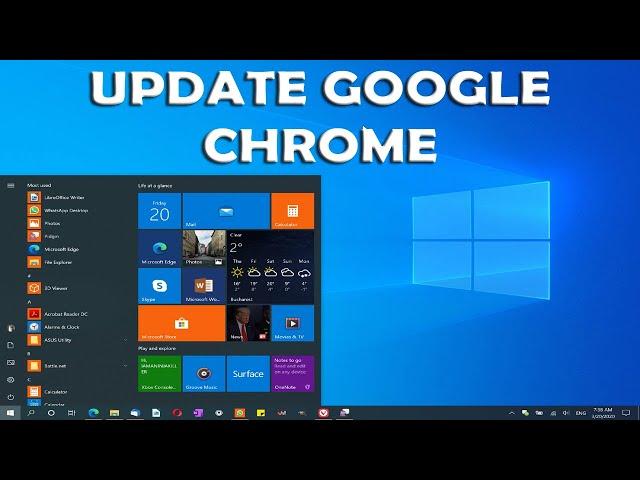 How To Update Google Chrome on Windows 10 (2020)