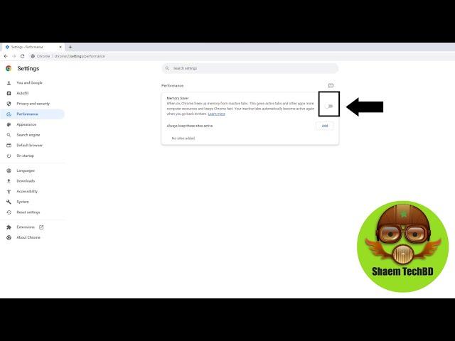 How to Disable Memory Saver Tabs on Google Chrome