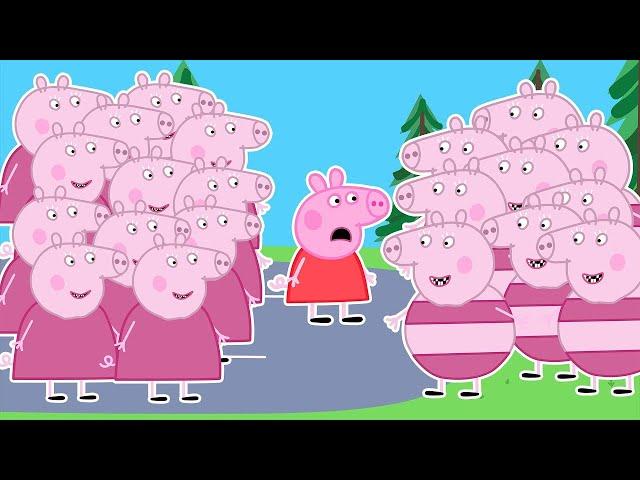 100001 Granny Pig   Peppa and Roblox Piggy Funny Animation