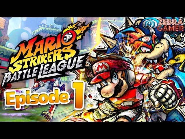 NEW Mario Strikers! - Mario Strikers Battle League Gameplay Walkthrough Part 1 - Cannon Cup! Mario!