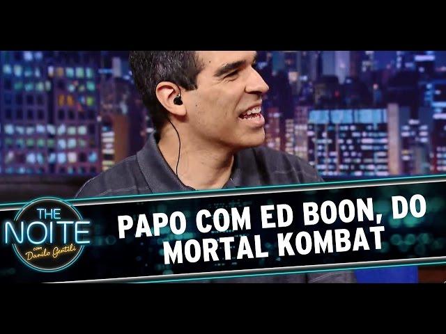 The Noite (17/10/14) - Entrevista com Ed Boon, criador do Mortal Kombat