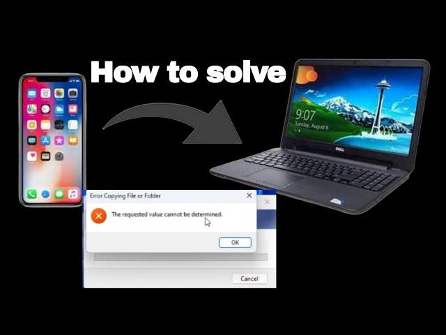 The requested value cannot be determined | Error copying file or folder