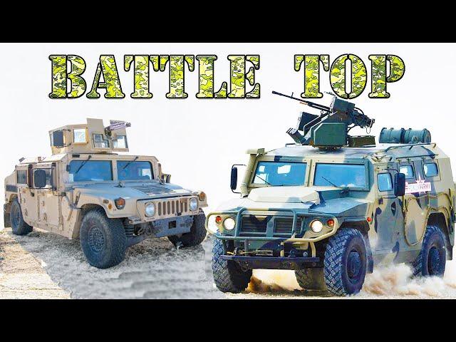 10 лучших ЛЁГКИХ БРОНЕАВТОМОБИЛЕЙ мира ⭐ Тигр, Humvee и KrAZ Spartan. Что круче ?