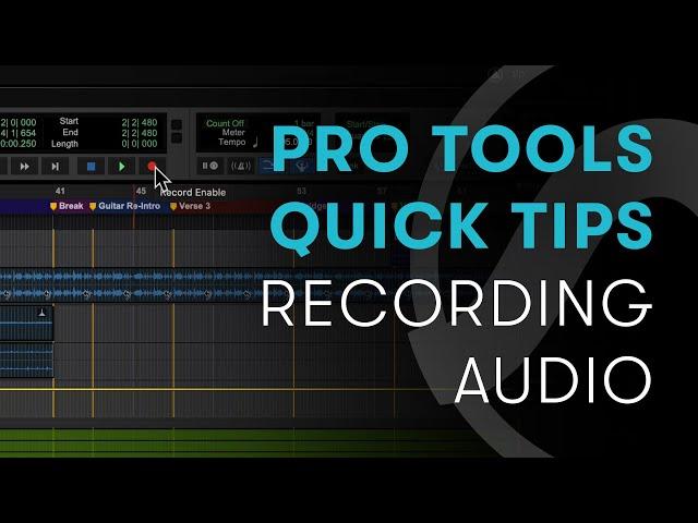 Pro Tools Quick Tips: Recording Audio