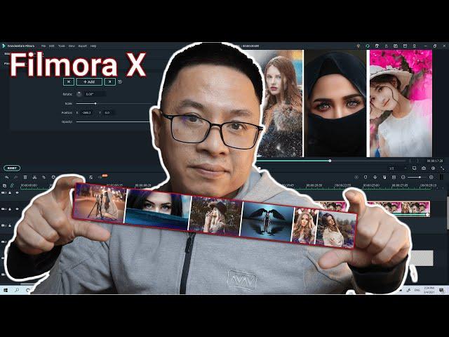 Endless Sliding Images Effect In Filmora X