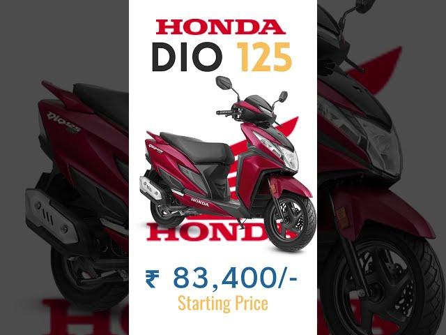 Honda Dio 125 : Specs, Colors, and Pricing Details | Honda Dio 125 | 2023 | TechAchintya