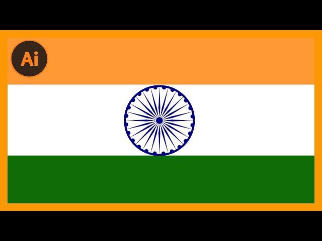 Indian Flag | Adobe Illustrator | हिंदी