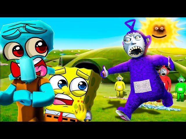 ROBLOX HUNGRY TUBBIES (SPONGEBOB CRIED!)