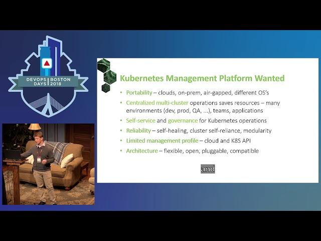 DevOpsDays Boston 2018 - Centralizing Kubernetes and Container Operations by Oleg Chunikhin