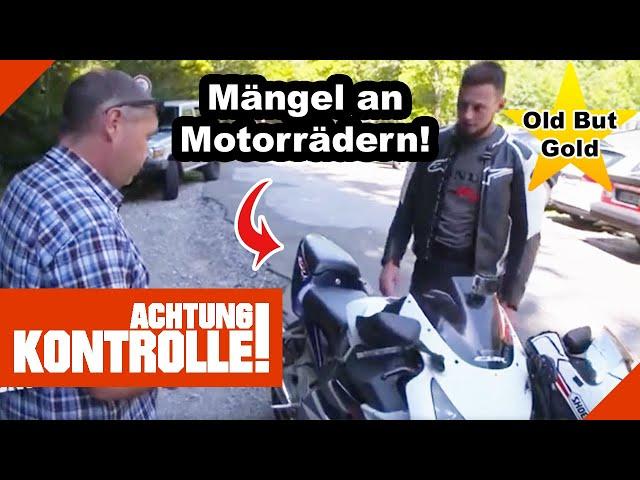 PUNKTE und Bußgelder! Motorräder mit MÄNGELN!  |Old But Gold| Kabel Eins | Achtung Kontrolle