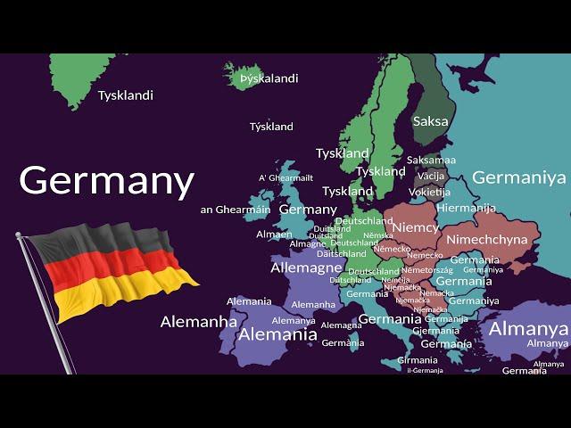 Comparison of European Languages: COUNTRIES