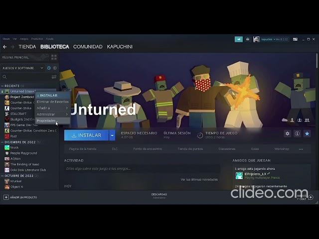 como instalar versiones antiguas de unturned 2023!!!!!!!