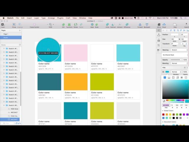 Fix similar colors in Sketch with Craft plug-in